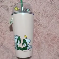 スタバ　PEANUTS ステンレスタンブラー ピンク 473ml