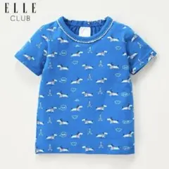ELLE CLUB Tシャツ 犬 エッフェル塔柄のサムネイル