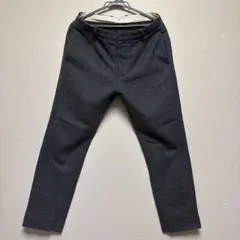BEAMS メンズ ウール混 スラックス ダークグレーのサムネイル