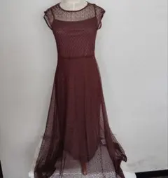 2枚セット　NATURAL BEAUTY ノースリーブニットワンピース M