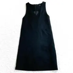 ロッソ ROSSO ワンピース ジャンパースカート ポケット有り 黒