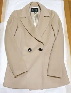 クードシャンス　ウールコート　ベージュ