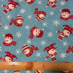 スノーマンフェイス柄 112cm moda Japan