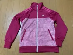 アディダスadidasキッズJ140ジャージ上ピンク