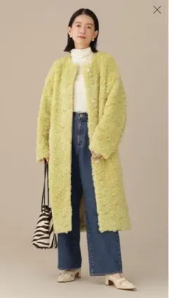 NANO universe ナノ・ユニバース　エッグ　コート　グリーン　入手困難