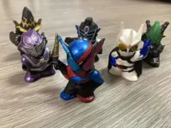仮面ライダー ミニフィギュア 6体セット