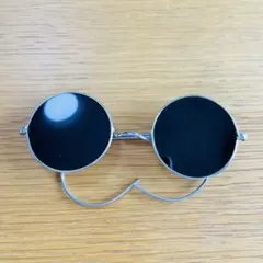 No.0023 アンティーク 国産 一山 銀縁 丸型 サングラス 眼鏡 色メガネのサムネイル