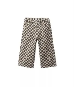 ZARA KIDS ツイルキュロットパンツ チェック柄のサムネイル