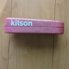 kitson グリッター メガネケース ピンク