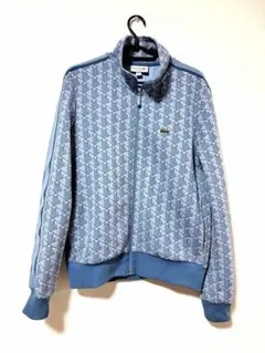 LACOSTE ブルー 幾何学模様 ジャージ US S LACOSTE ブルー 幾何学模様 ジャージ US S - メルカリ