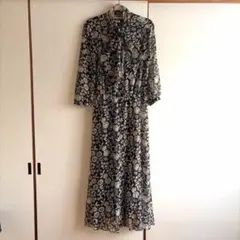 DRESSTERIOR フラワープリント ロングドレスのサムネイル