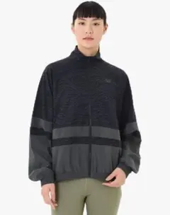 【新品未使用】New Balanceジップアップジャケット ブラック/グレー S