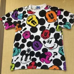 東京ディズニーリゾート ミッキー 総柄Tシャツ Disney ミッキーマウス