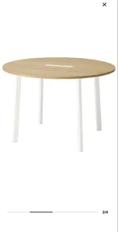 IKEA MITTZON ミッツォーン円形テーブル 120cm美品　組み立て完了のサムネイル