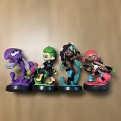 amibo アミーボ　スプラトゥーン　イカ　ネオングリーン　ネオピンク　イイダ