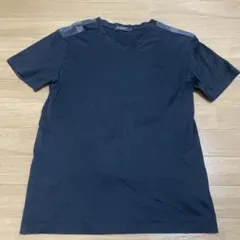 BLACK LABEL VネックTシャツ ブラック