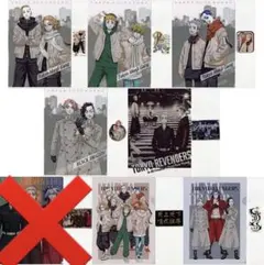 東京リベンジャーズ 聖夜決戦編　G賞　クリアファイルとステッカー　7種