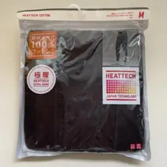 新品未使用　UNIQLO メンズ　極暖　ヒートテックコットンタイツ　黒　Mサイズ