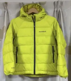 美品モンベルGORE-TEXウィンドストッパーダウンパーカ Kid's140