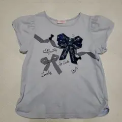 メゾピアノ　Tシャツ　リボン 140cm