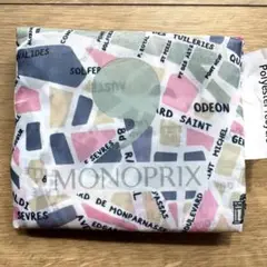 MONOPRIX モノプリ　新作　エコバッグ【新品未使用】　パリ　地図　マップ