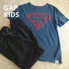 ​【GAPKIDS】スーパーマンTシャツ＆ネイビーパンツセット（150-160）