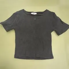 WEGO リブTシャツ ブラック