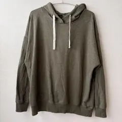 BUFFALO バッファロー パーカー フーディ フード付きパーカー L カーキ