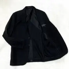 MONSIEUR NICOLE テーラードジャケット 50 ブラック ストライプ