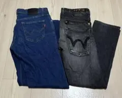 ジーンズ　EDWIN 2本セット メンズ　デニム　30 31 Mサイズ