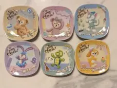 ダッフィー＆シェリーメイ　カトラリーとガラス瓶、お皿セット ダッフィー - ダッフィー＆シェリーメイカトラリー、2セット