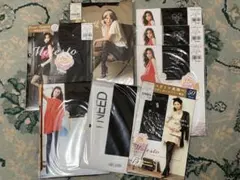 新品！福助が主なタイツ8点セット！ブラック系