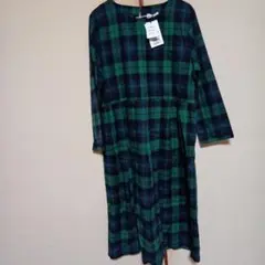 HEART MARKET チェック柄長袖ワンピース フリーサイズ