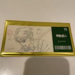 アルミン 原画ブラインドチケット風クリアカード 進撃の巨人