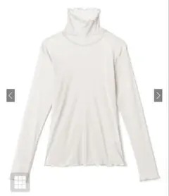 タートルネックメロウシアートップス