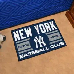 MLB ニューヨーク ヤンキース 玄関 キッチン トイレマット 90×60cm