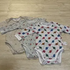 UNIQLO 長袖ロンパース　80cm 3枚セット