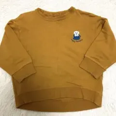 GU 긴팔 개 탑스 소년 오렌지 유니클로 생일 브리즈