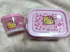 日焼けキティ ヒョウ柄 保存容器 セット - メルカリ