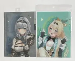 ホロライブ　白銀ノエル　風真いろは　クリアファイル