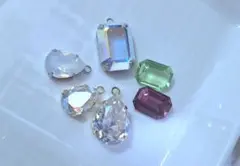 9/11まで出品/美品/送料込 貴和クリスタル まとめ売り6点