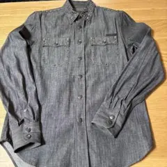 ☆PRADA ☆スタッズ付きデニムシャツ☆38☆美品☆１度着用☆のサムネイル