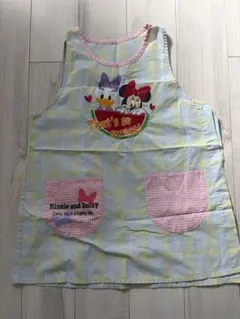 ミニーとデイジーのエプロン　保育士　幼稚園