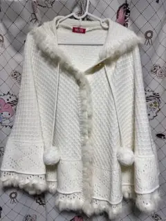 ファー ポンチョ