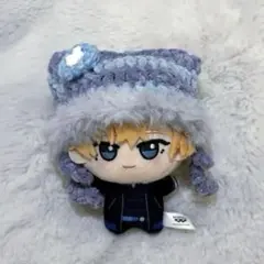 くま モコモコブルー】ちびぐるみ用 帽子 - メルカリ