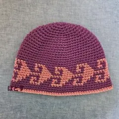 a125　秋冬春　クラッシャーハット クロシェハット　ニット帽