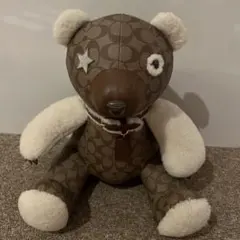 COACH コーチ ロッキー テディベア レザーぬいぐるみ COACH コーチ ロッキー テディベア レザーぬいぐるみ - メルカリ