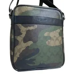 極美品 COACH コーチ　ショルダーバッグ　 PVC カモフラ シグネチャー