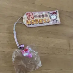 ハローキティ 奈良限定 鹿 根付けストラップ