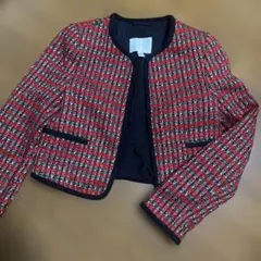 ☆美品☆H&M ノーカラージャケット XXS